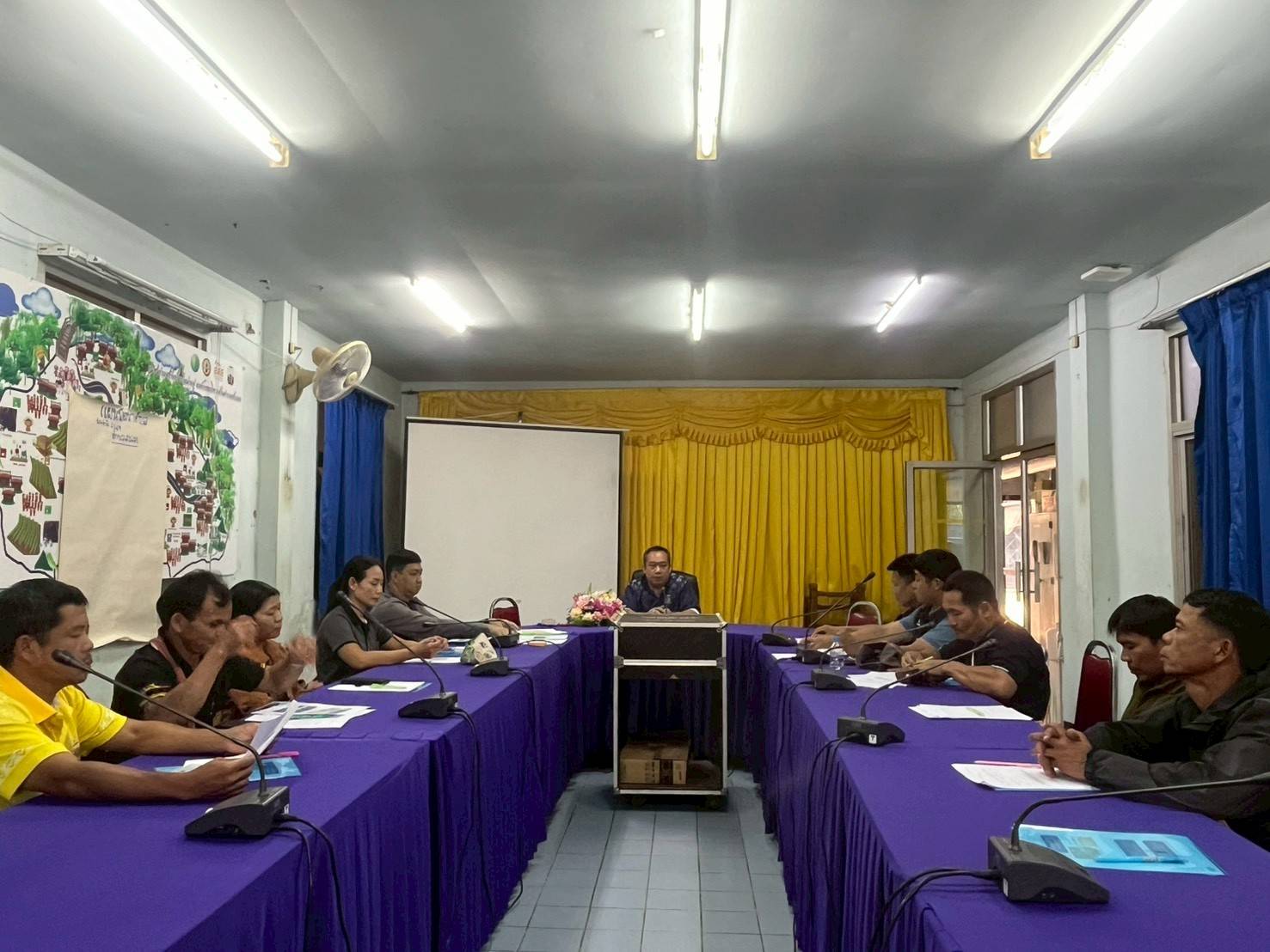  สพอ.สบเมย ดำเนินโครงการประชุมเชิงปฏิบัติการจัดทำแผนพัฒนาตำบล 