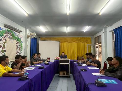  สพอ.สบเมย ดำเนินโครงการประชุมเชิงปฏิบัติการจัดทำแผนพัฒนาตำบล 